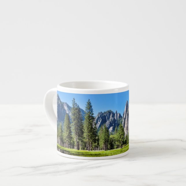 Ruhe in Yosemite Espressotasse (Vorderseite Links)