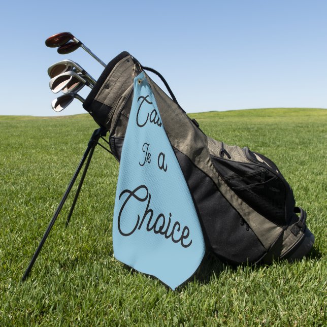 Ruhe ist eine Wahl   Golfhandtuch (Gras)