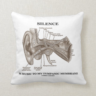 Ruhe ist Musik zu meinem tympanische Membran-Ohr Kissen