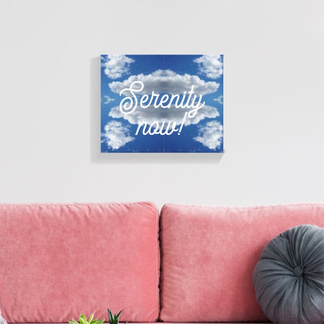 Ruhe jetzt! leinwanddruck (Insitu (Wohnzimmer))