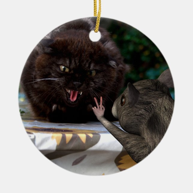 Ruhe ! keramik ornament (Vorne)