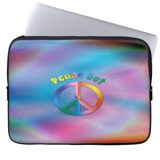 Ruhe! Laptopschutzhülle (Vorderseite)