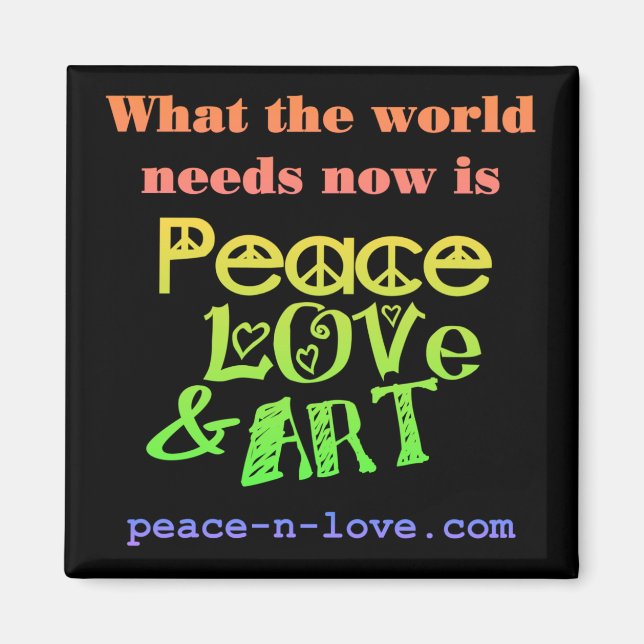Ruhe, Liebe und Art Magnet (Vorne)