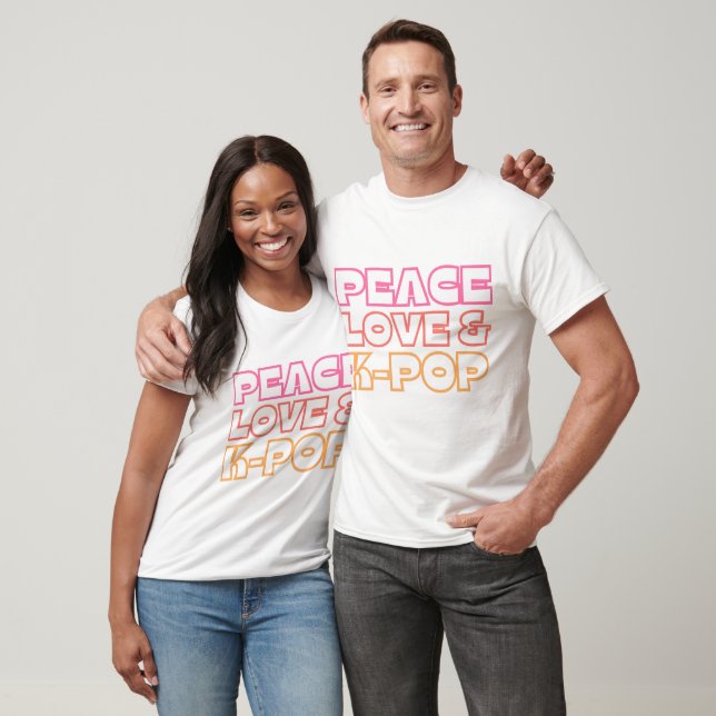 Ruhe, Liebe und K-Pop T-Shirt (Unisex)