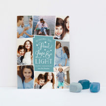 Ruhe, Liebe und Licht | Hanukkah Foto Collage