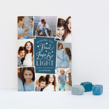 Ruhe, Liebe und Licht | Hanukkah Foto Collage