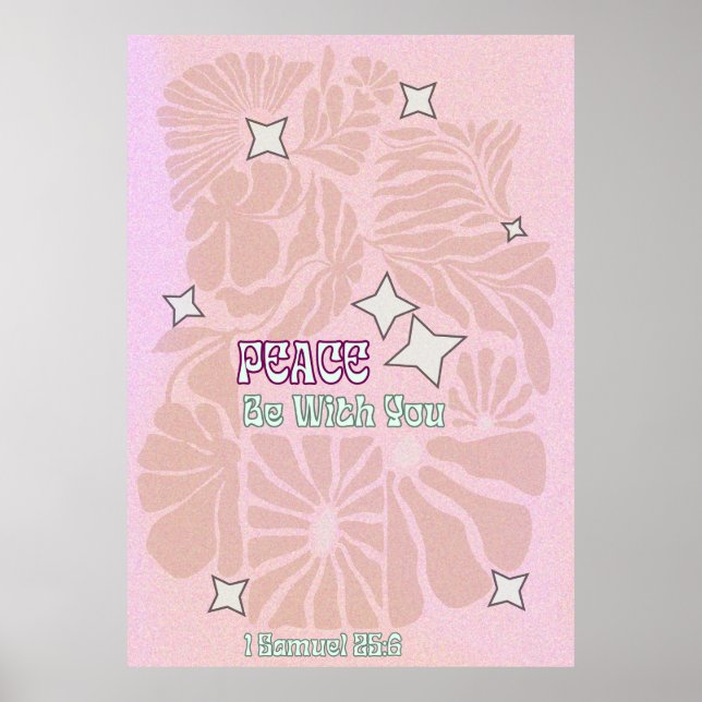 Ruhe mit Christlicher Galerie Kunst Poster (Vorne)