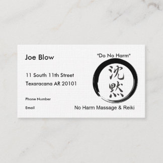 Ruhe mit Enso Symbol Terminkarte