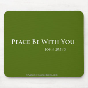 Ruhe mit Osterzitaten Mousepad