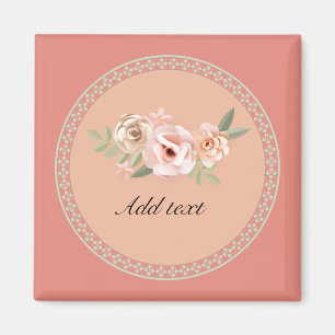 Ruhe, schöne Blumenmuster Magnet