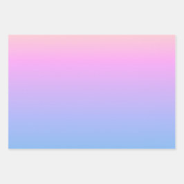 Ruhe Sommersonnenuntergang Abstrakt Geschenkpapier Set