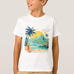 Ruhe-Strand für den Sommer T-Shirt