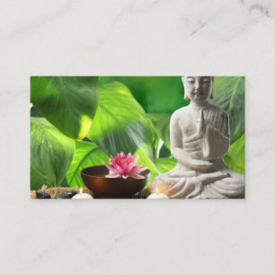 Ruhe-Szene u. Buddha-Meditations-Lehrer Visitenkarte