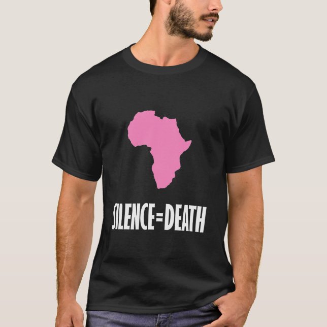 Ruhe = Tod in Afrika T-Shirt (Vorderseite)