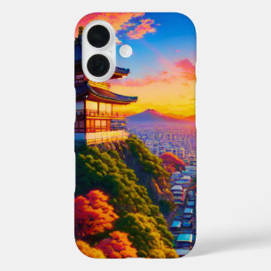 Ruhe über der Metropole iPhone 16 Hülle