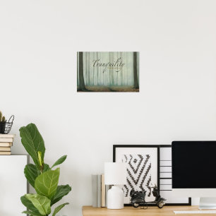"Ruhe umgibt mich" Motivation Affirmation Poster