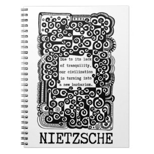 RUHE und Barbarei von Nietzsche Notizblock