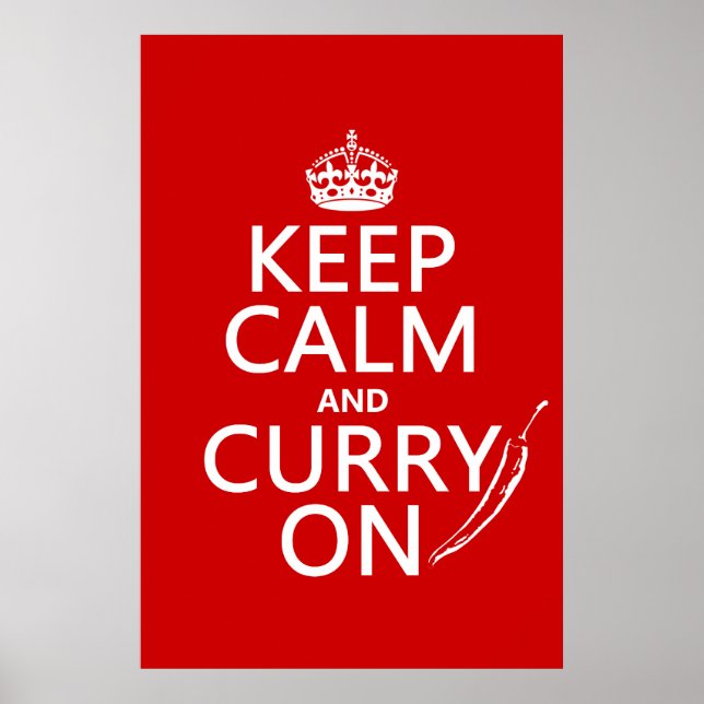 Ruhe und Curry behalt on Poster (Vorne)