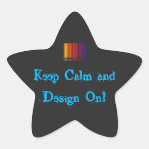 Ruhe und Design auf individualisierbaren Sticker b