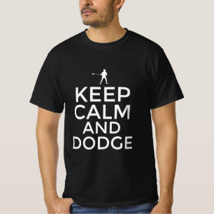 Ruhe und Dodge behalten T-Shirt