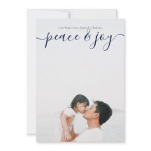 Ruhe und Freude Moderne Weihnachts Blue Card