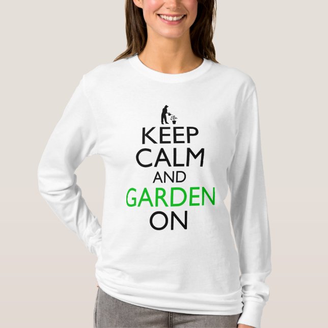 Ruhe und Garten behalten T-Shirt (Vorderseite)