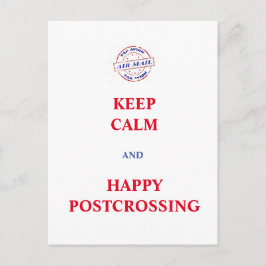 Ruhe und Gelassenheit behalten Postkarte