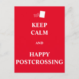 Ruhe und Gelassenheit behalten Postkarte