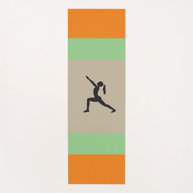 Ruhe und Gelassenheit Yogamatte (Vorderseite)