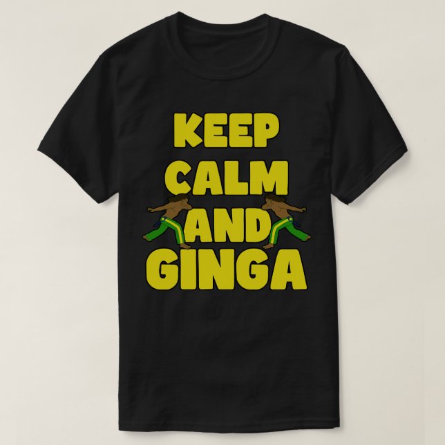 Ruhe und Ginga behalten T-Shirt (Design vorne)
