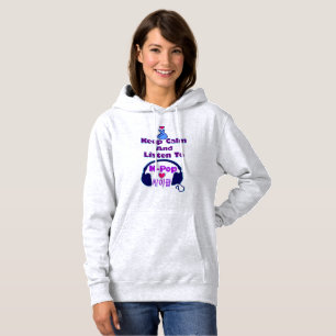 ♪ ♥ Ruhe und Hören von KPop Classic Hoodie Behalte