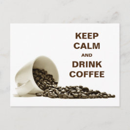 Ruhe und Kaffee-Postkarte behalten Postkarte