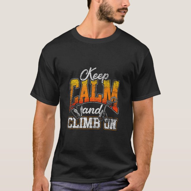 Ruhe und Klima behalten T-Shirt (Vorderseite)