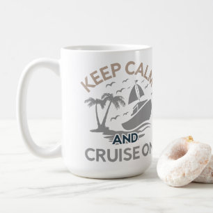 Ruhe und Kreuzfahrt behalten Kaffeetasse