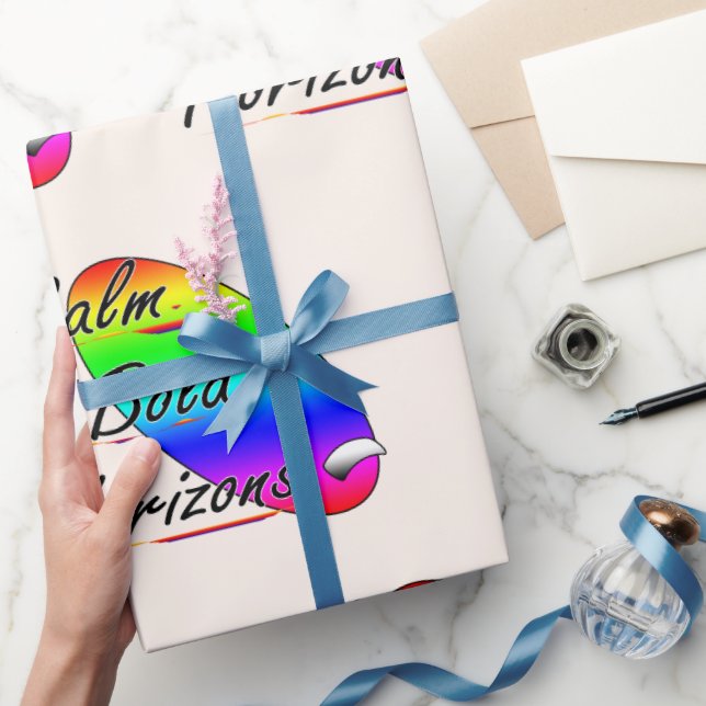 Ruhe und kühne Horizonte beim Surfen Geschenkpapier (Schenken)