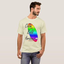 Ruhe und kühne Horizonte beim Surfen T-Shirt