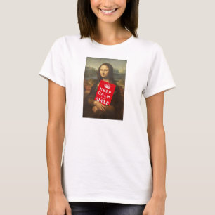 Ruhe und Lächeln behalten T-Shirt