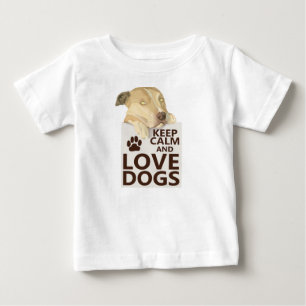 Ruhe und Liebe behalt Mein Big Hogs Foto Baby T-shirt