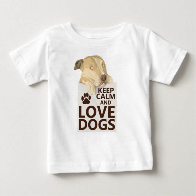 Ruhe und Liebe behalt Mein Big Hogs Foto Baby T-shirt (Vorderseite)