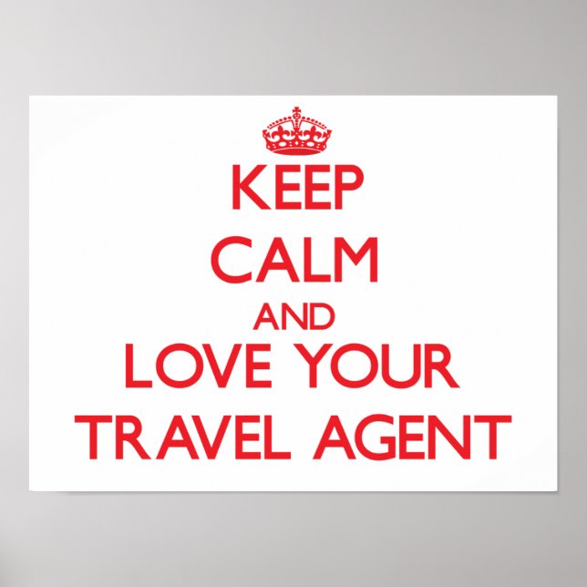 Ruhe und Liebe Ihres Agenten behalten Poster (Vorne)