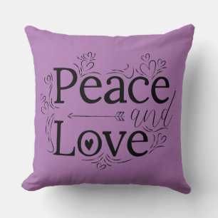 Ruhe und Liebe Kissen