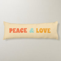 Ruhe und Liebe Retro Kissen