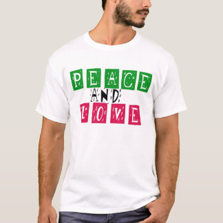 Ruhe und Liebe Retro Valentine T-Shirt