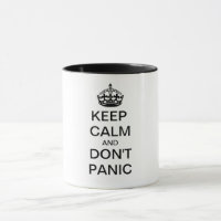 Ruhe und NICHT PANIC behalten - personalisierter T