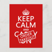 Ruhe und Ordnung behalten (in beliebiger Farbe)