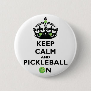 Ruhe und Pickleball behalten Button