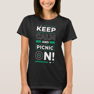 Ruhe und Picknick auf der picknicken Mahlzeit im F T-Shirt