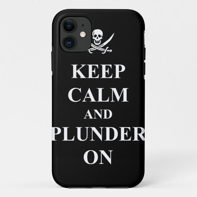 Ruhe und Plunder behalten Case-Mate iPhone Hülle (Rückseite)