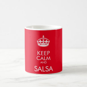 Ruhe und Salsa behalten - Farbe ändern Tasse