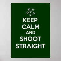 Ruhe und Schießen behalten